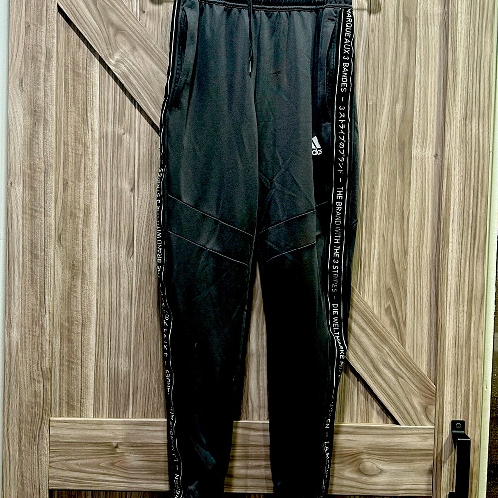 Adidas track pants size small